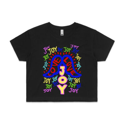 Joy - Womens Crop Tee Thumbnail